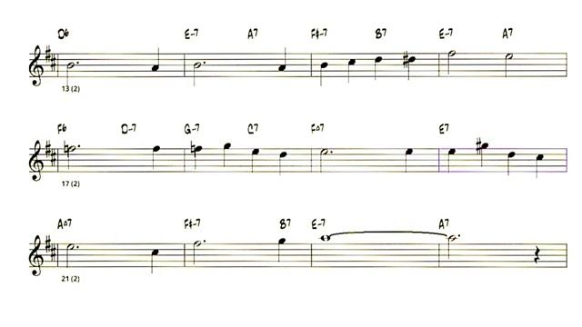 Long Ago and Far Away - ( Eb 🎷) смотреть онлайн