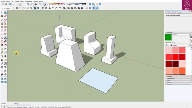 Sketchup. Prácticas de Nivel 0. 9 figuras смотреть онлайн