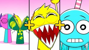 Спрунки МИКС подборка. Новые персонажи и звуки