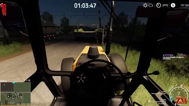 Farming Simulator 19   КАРТА БАЛДЕЙКИНО NEW V2.0.0.0   на руле ThrustmasterT300RS GT Edition 18+…