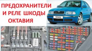 Предохранители и реле automobile SKODY OCTAVIA с расшифровкой, схемы расположения, места установки.