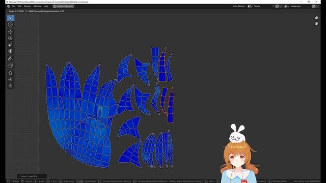 Blenderでキャラクターモデル制作！02 | 髪のUV展開 ～初級から中級者向けチュートリアル〜 смотреть онлайн