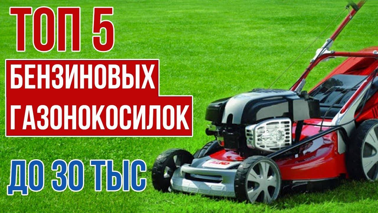 ТОП-5 бензиновых газонокосилок до 30 тысяч рублей. Лучшие газонокосилки 2025! смотреть онлайн