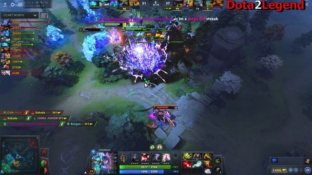 THE MOST POWERFUL MAGIC DPS Hero Leshar VS Unstoppable Arc Warden 36 Kills Epic Comeback 7.29 Dota смотреть онлайн