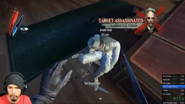 Dishonored: Knife of Dunwall Speedrun DLC in 8:27 смотреть онлайн