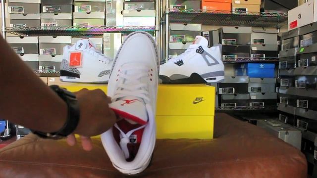 White Cement 3's vs White Cement 4's || SNEAKER BATTLE # 3 смотреть онлайн