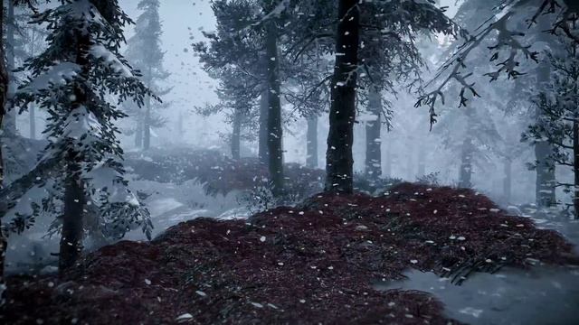 😴 Ultimate Sleep Aid - Звуки вьюги из заснеженного волшебного леса - 10 часов. Мистические снега