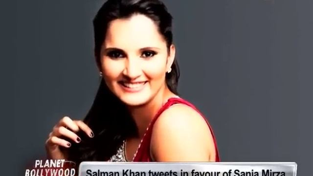 Salman Khan in favour of Sania Mirza | Bollywood News смотреть онлайн