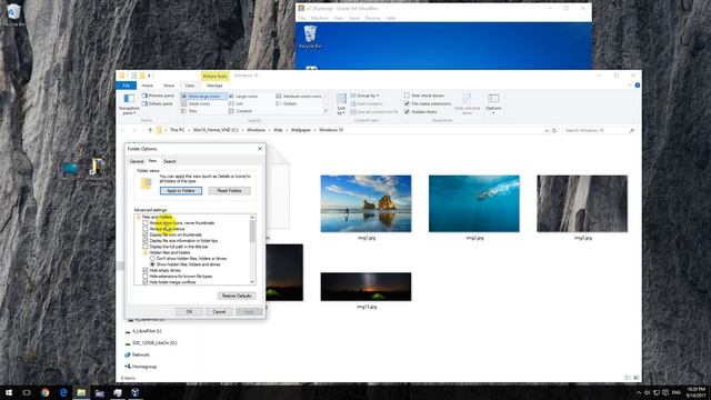 How to show Thumbnails instead of Icons Windows 7 and 10 смотреть онлайн