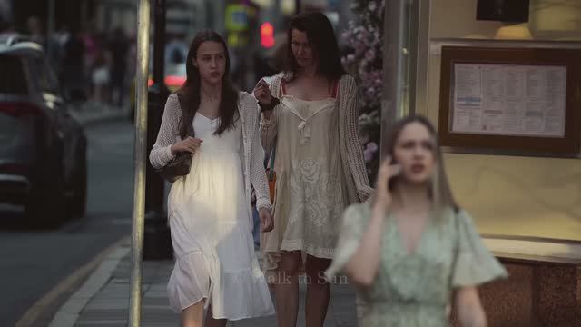 4K.Luxury Of Russia! Amazing Girls & Cars, In Moscow Virtual Walking City Tour.