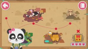 Игра "BabyBus. Животные пустыни". Детская познавательная игра. (бейбибас, панда Коко).