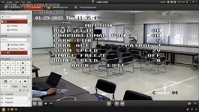 how to set speed of PTZ camera смотреть онлайн