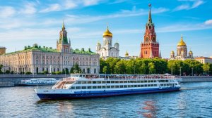 Речная экскурсия по Москве на теплоходе Вещий Олег.