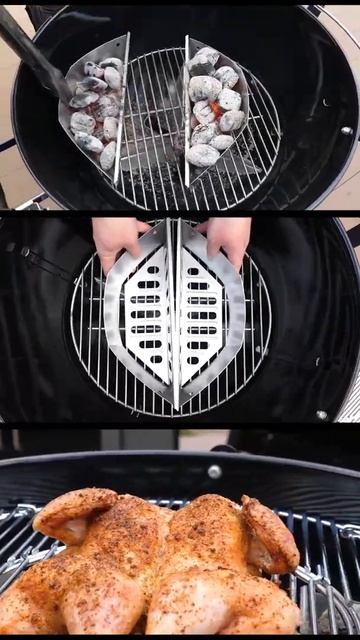 АМЕРИКАНСКИЙ УГОЛЬНЫЙ ГРИЛЬ Weber Master Touch #гриль #shorts #maestrobbq