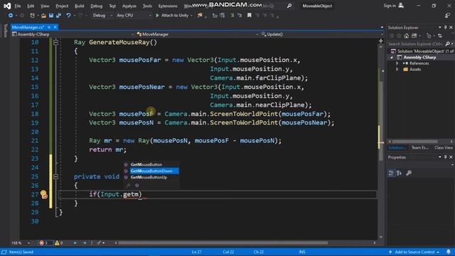 Unity: Move 3D Game Object with Mouse in Orthographic view смотреть онлайн