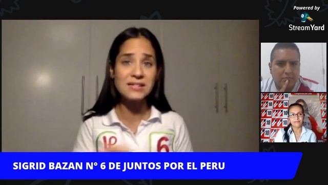 Debate Sigrid BAZAN JP vs María Espinoza AP смотреть онлайн