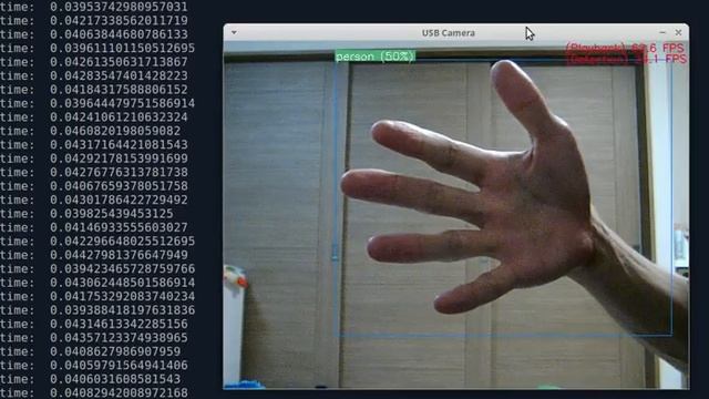 Tensorflow Lite + MobileNetV2-SSD (UINT8) + 10 Threads (x86 CPU) + 1 Process + 640x480 смотреть онлайн
