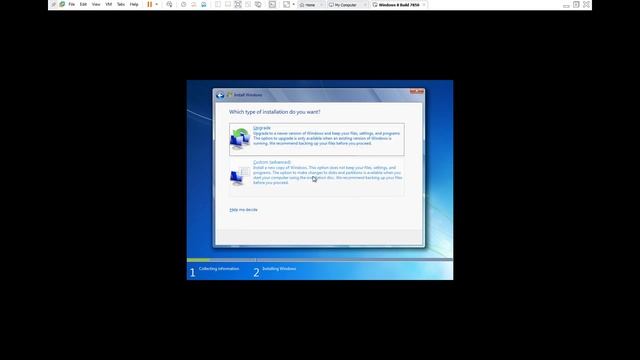 Windows 8 Build 7850 - Installation in VMware смотреть онлайн