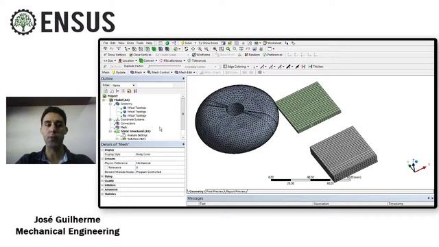 ANSYS MESH TOOLS – VIRTUAL TOPOLOGY смотреть онлайн
