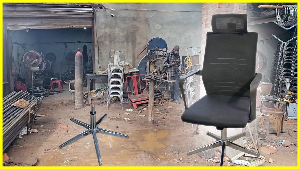 Производство офисных кресел, как это делают в Пакистане! смотреть онлайн