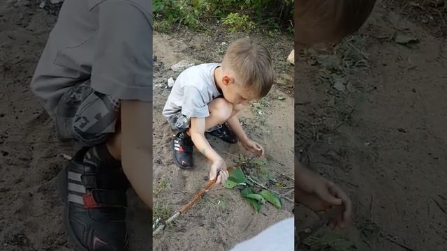 Костёр от маленького эксперта 👐Часть 1. смотреть онлайн