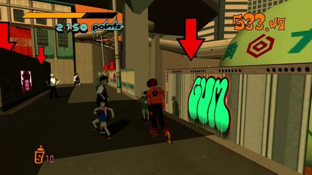 Jet Set Radio THE MONSTER OF KOGANE xbox 360 AVerMedia LIve Gamer HD смотреть онлайн
