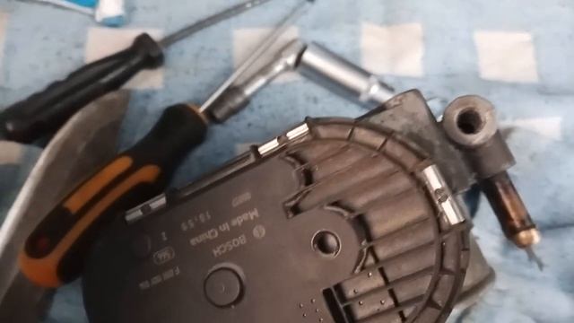 Забитые каналы антифриза на дроссельной заслонивший Chery M11