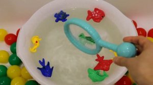 ➤МНОГО ИГРУШЕК!Рыбки!Шарики!Toys/pool/ kids/ fish /play together