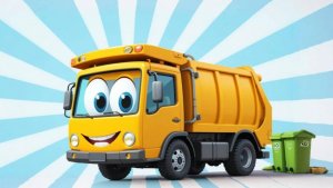 Песенка про МУСОРОВОЗ | Песенка про машинки | Мультики про машинки