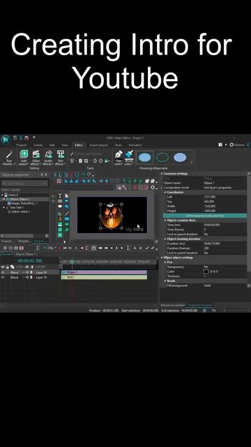 How to create Intro form VSDC Video editor || Only in a minute || create best intro смотреть онлайн