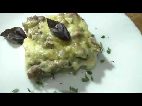 Запеканка с кабачками и куриным филе
