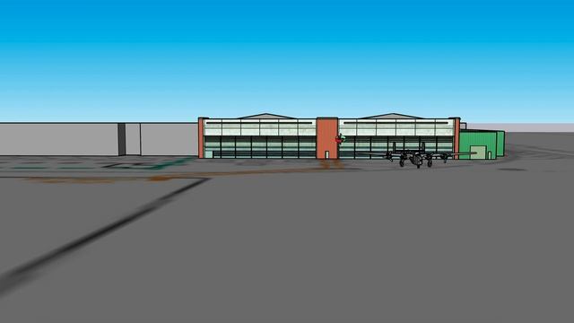 GHPR 450/550: Willow Run Bomber Plant and B-24 Liberator SketchUp Model смотреть онлайн