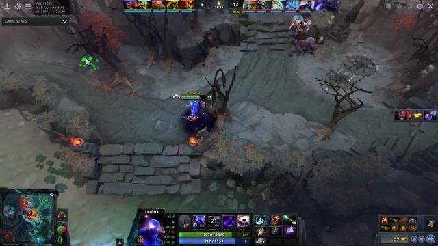 Miracle Mid Enigma - Dota 2 Pro MMR Gameplay смотреть онлайн