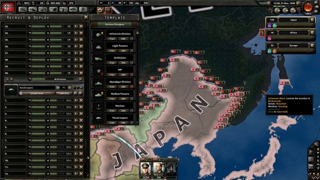 HOI4 - Let's play Germany One Tag World Conquest - part 10 смотреть онлайн