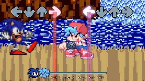 FNF Фальшивка, но каждый раз, когда наступает очередь противника, мод меняется — Friday Night Funkin