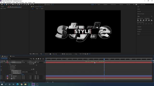 After Effects Tutorial | Clean & Simple Text Animation | Free Download смотреть онлайн
