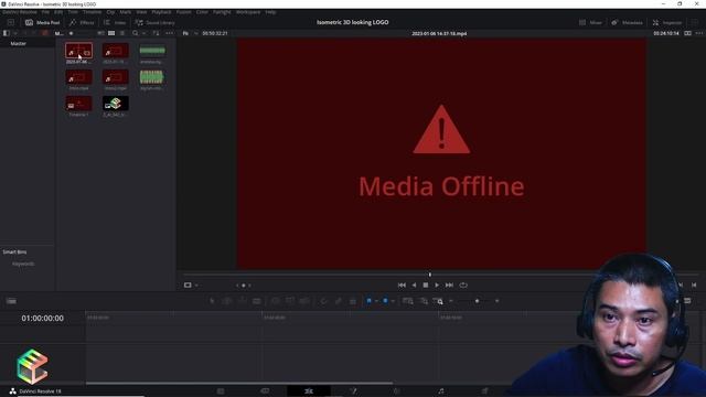 Media Offline in DaVinci Resolve смотреть онлайн