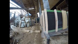 Контрутепление каркасного дома. Мембрана.Обрешетка под фасад.