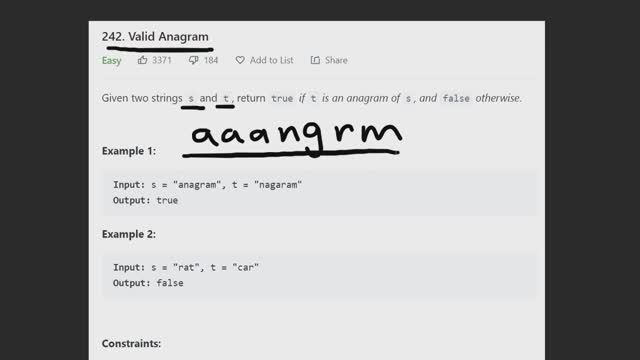 02 - Leetcode 242: Valid Anagram (RU) смотреть онлайн