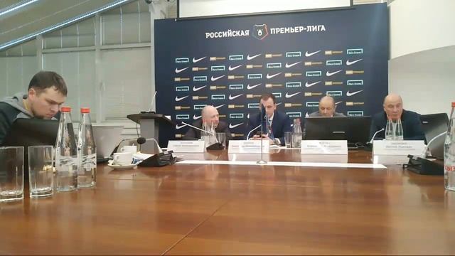 Пресс-конференция РФПЛ по итогам 19-го тура премьер-лиги смотреть онлайн