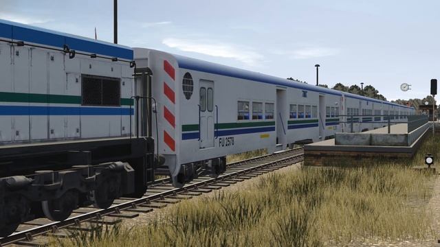 Trainz Simulator Argentina - Locomotora G12W A614 смотреть онлайн