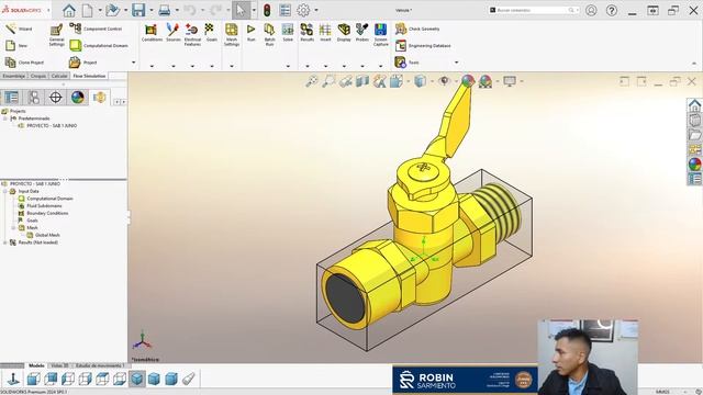 ✅ Descubre lo asombroso de la simulación de fluidos en SOLIDWORKS 2024 смотреть онлайн