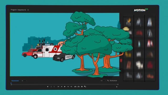 2000+ Animated 2D Elements / Fragments ▶▷ Premiere Pro Trends ◁◀ смотреть онлайн