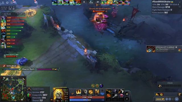 ⭐Dawnbreaker Offlane Gameplay 7.35b - Dota 2 Top MMR смотреть онлайн