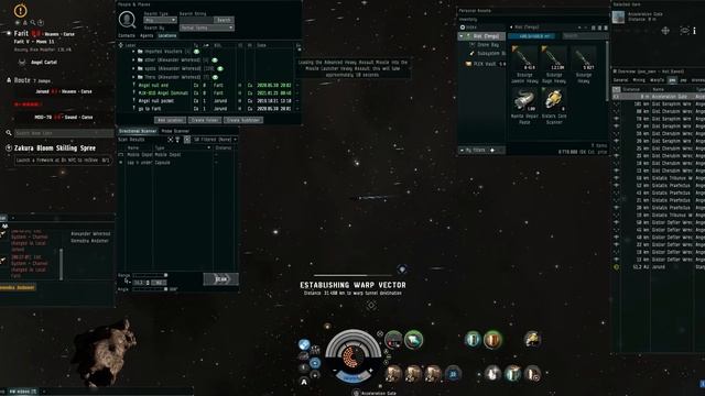 EVE-online Angel Domination Fleet Staging Point. Combat Angel Cartel expedition on Tengu | 1 stage смотреть онлайн