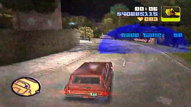 GTA 3 TURISMO CLEAN RACE - PERENNIAL (GTA III Old VHS Tape) смотреть онлайн