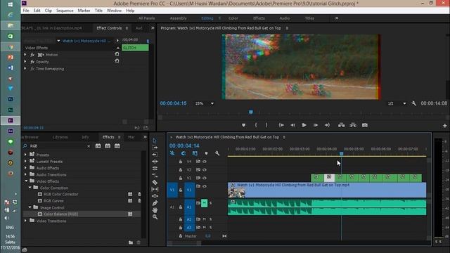 Adobe Premiere Pro CC | Cara Membuat Awesome Glitch Effect. смотреть онлайн