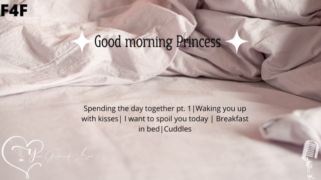 F4F ASMR| Good morning Princess [Spending the day together pt.1][cuddles and pancakes][spoiling you смотреть онлайн