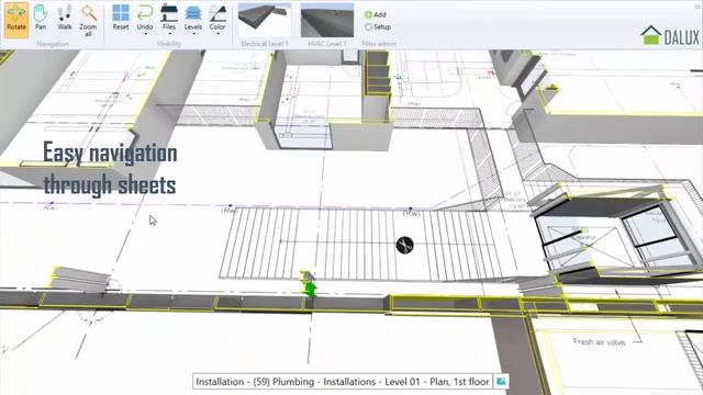 Dalux BIM Viewer. 2D and 3D combined смотреть онлайн