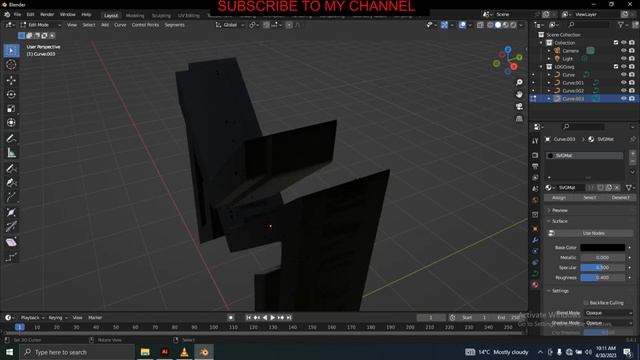 Blender Tutorial How To Convert 2D Logos To 3D with Blender 3D Design смотреть онлайн